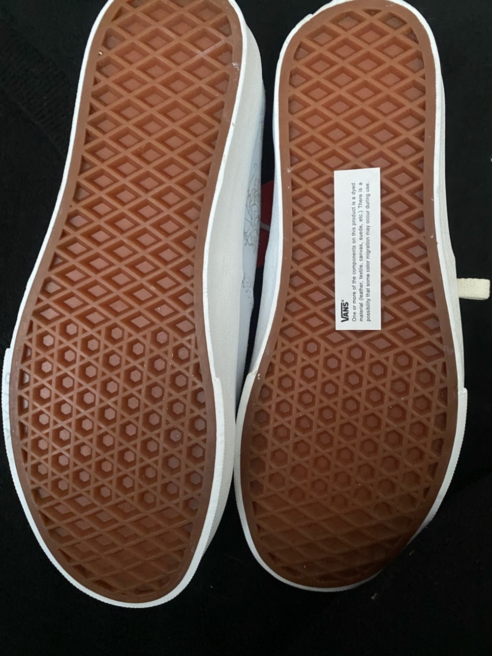 Vans Light Blue Canvas Low-Top Sneakers with Cream Laces - Picture 8 of 12
